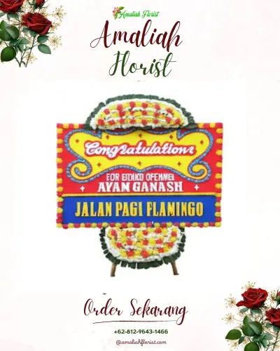 Bunga Papan Congratulation di Tayuban